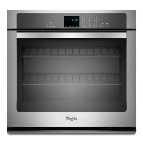 whirlpool single wall oven